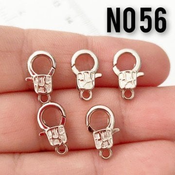 No : 56 Rodyum Kaplama Desenli Papağan 5 adet