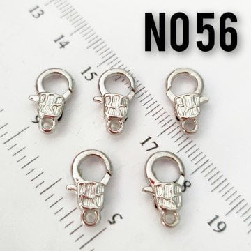No : 56 Rodyum Kaplama Desenli Papağan 5 adet