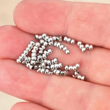 BT-12 Rodyum Kaplama 3 x 2 mm Yuvarlak Bit Sıkıştırma