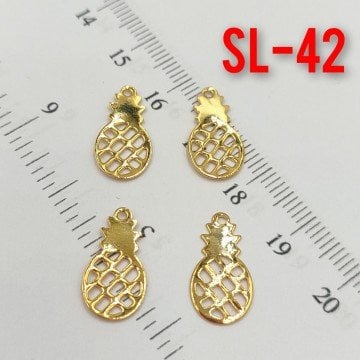 SL-42 24 Ayar Altın Kaplama Ananas Sallantı
