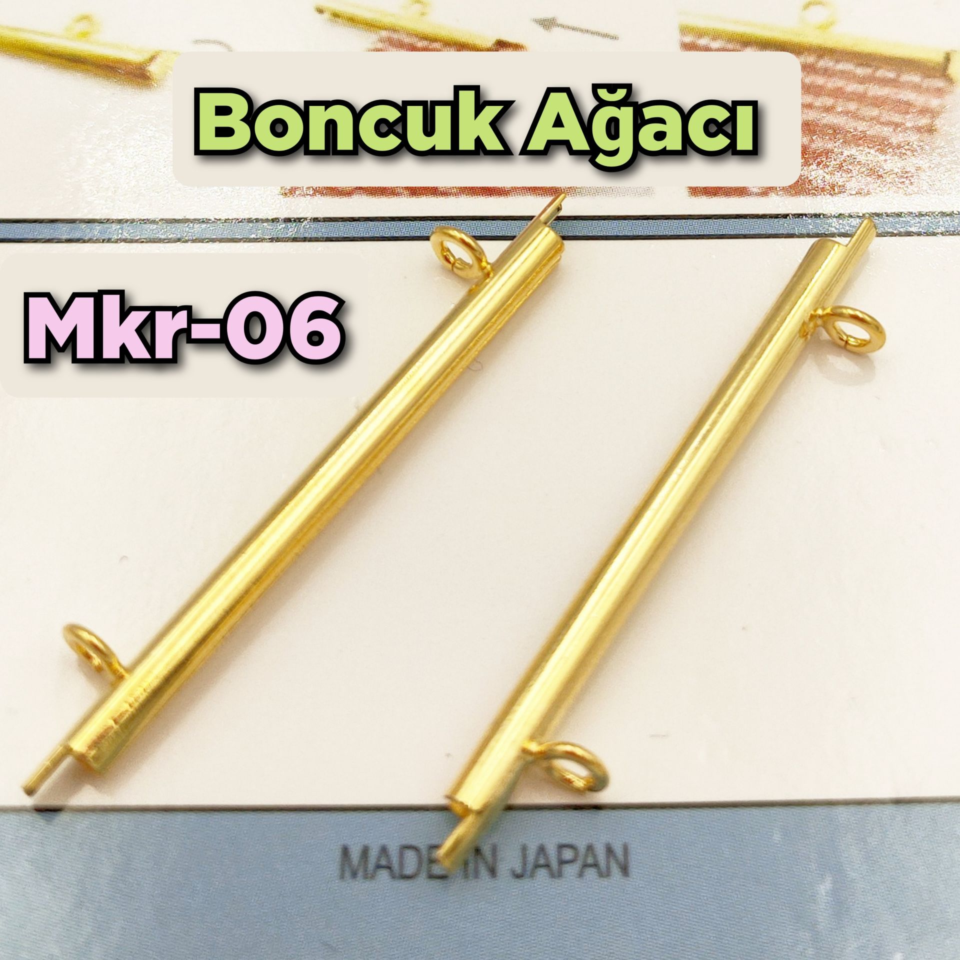 MKR-06 Orjinal Miyuki Korniş Kapama Altın Renk 35 mm