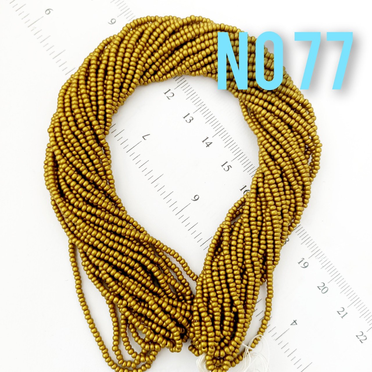 No: 077 Fırınlanmış Mat Antik Preciosa Dizi Kum Boncuk 11/0