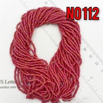 No: 112 Rainbow Gül Kurusu Preciosa Dizi Kum Boncuk 11/0