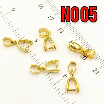 No : 05 24 Ayar Altın Kaplama Kolye Mengeç