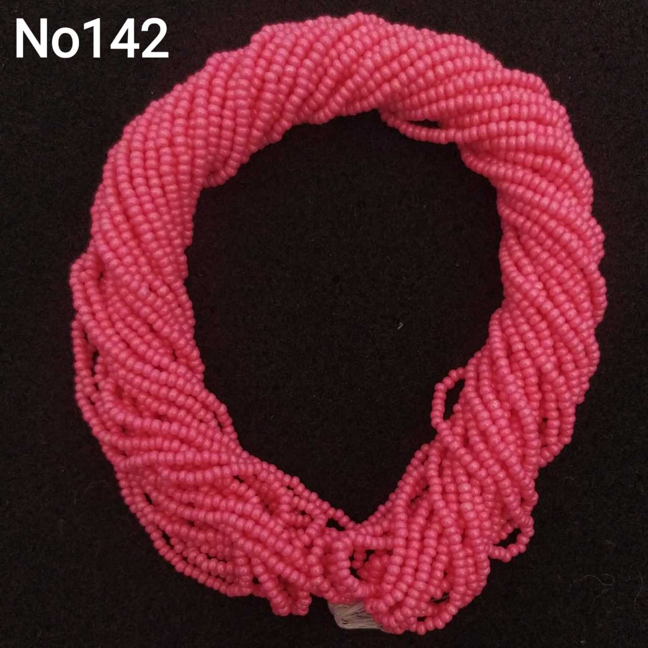 No: 142 Mat (opak) Koyu Pembe Preciosa Dizi Kum Boncuk 11/0