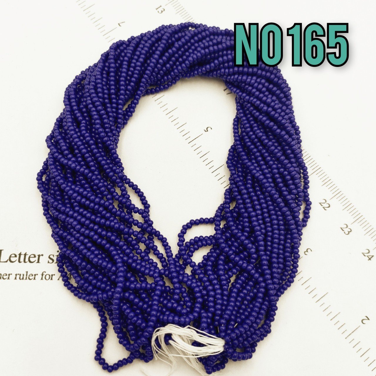 No: 165 Yarı Şeffaf Saks Mavi Preciosa Dizi Kum Boncuk 11/0