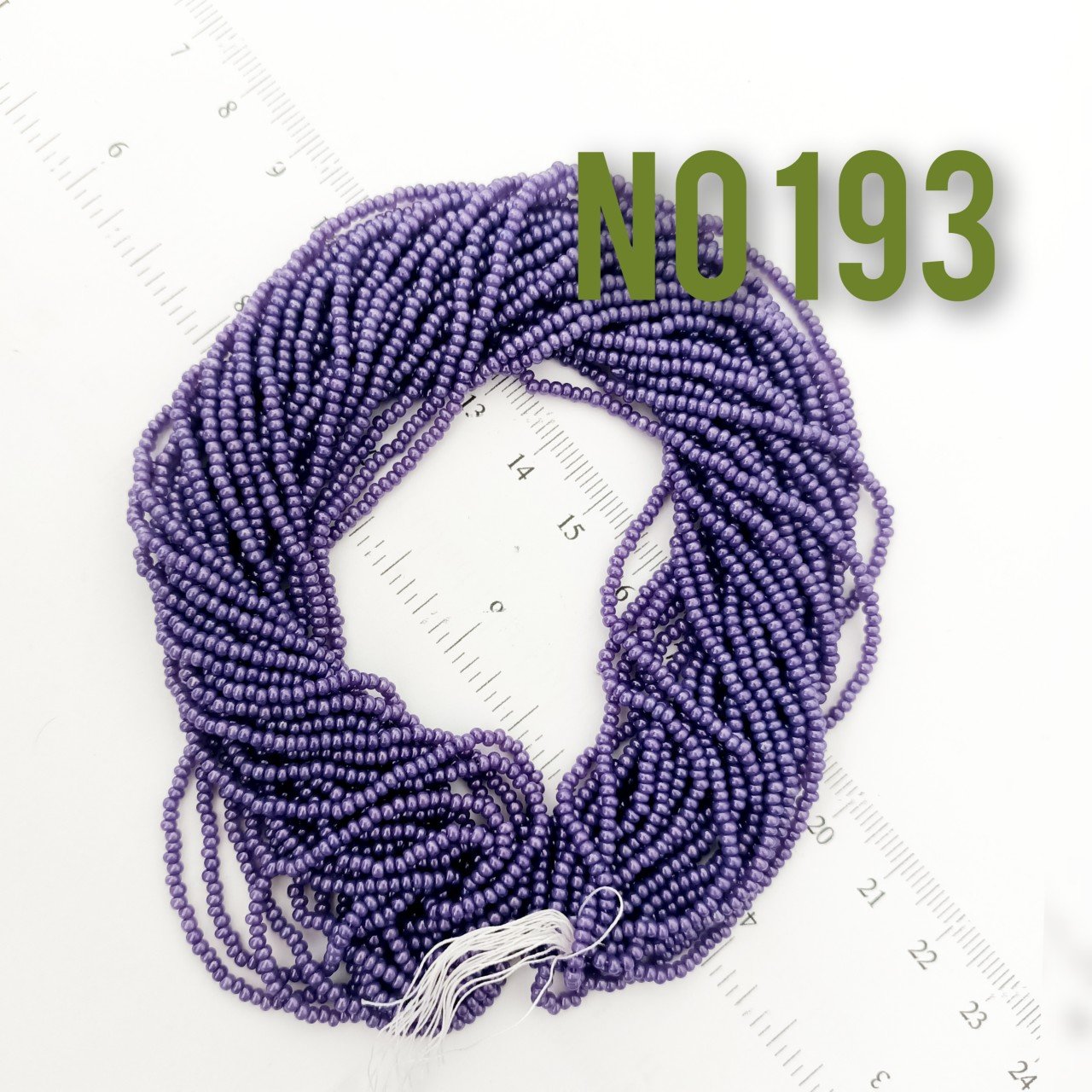 No: 193 Mor Preciosa Dizi Kum Boncuk 11/0