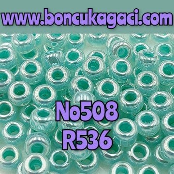 Miyuki Kum Boncuk , Miyuki Round Boncuk 6/0 No:508 R536 Parlak Su Yeşili 10 gr