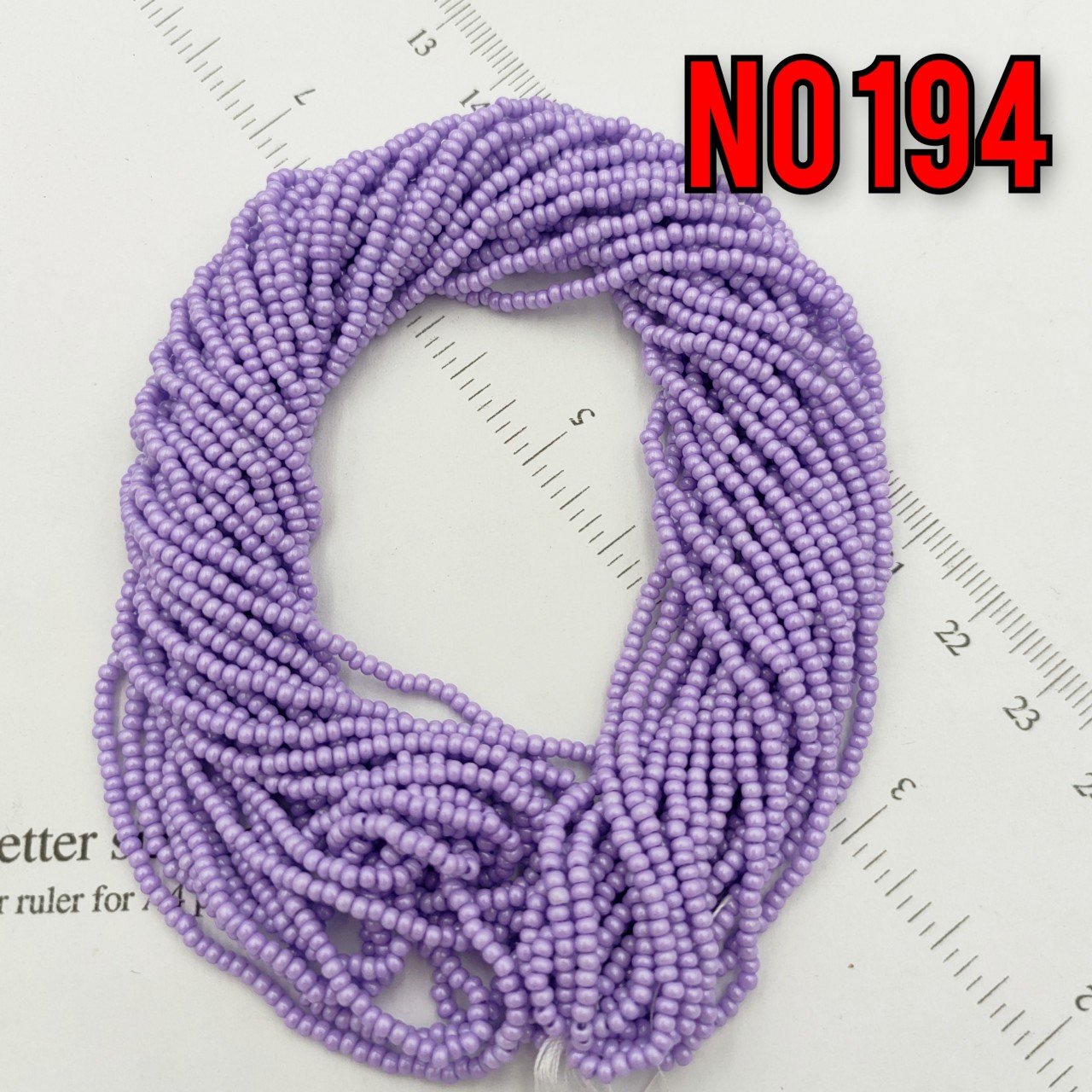 No: 194 Mat (boyalı) Eflatun Preciosa Dizi Kum Boncuk 11/0