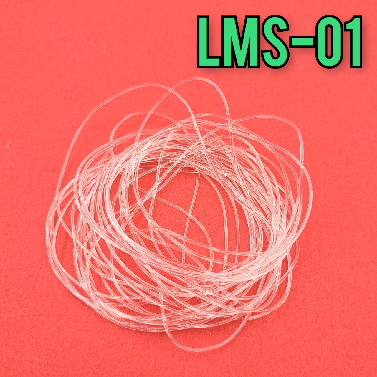 LMS-01 0.8 mm Şeffaf Lastikli Misina 5 metre
