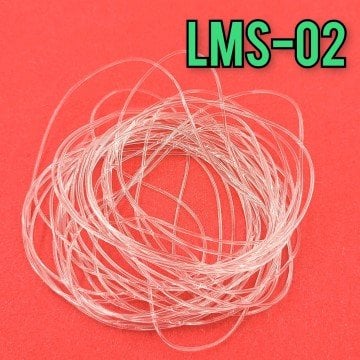 LMS-02 1 mm Şeffaf Lastikli Misina 5 metre