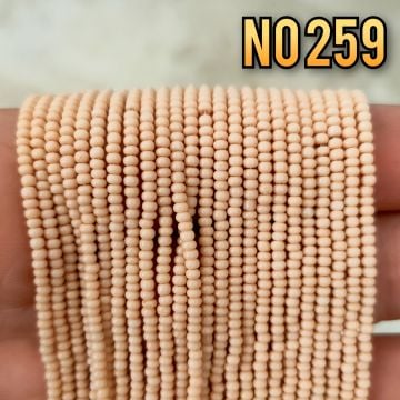 No: 259 Koyu Ten Rengi Preciosa Dizi Kum Boncuk 11/0