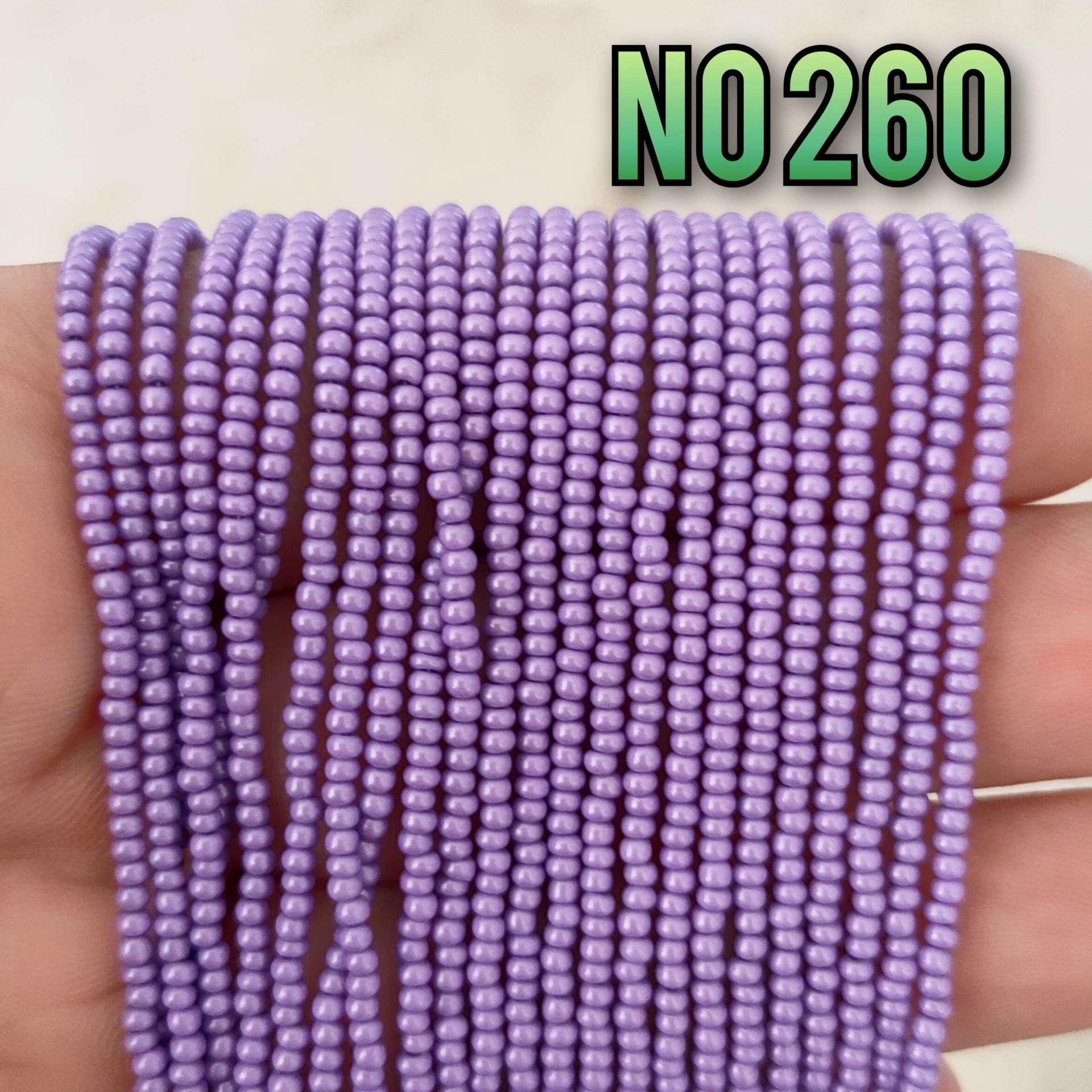 No: 260 Koyu Lila Rengi Preciosa Dizi Kum Boncuk 11/0