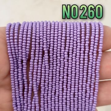 No: 260 Koyu Lila Rengi Preciosa Dizi Kum Boncuk 11/0