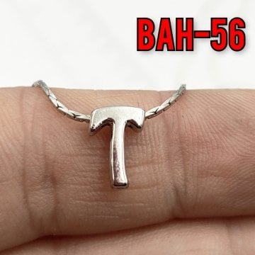 BAH-56 Rodyum Kaplama T Harfi Boncuk