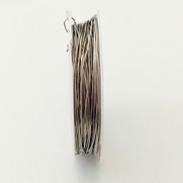 ÇLT-01 A Kalite Gümüş Renk Çelik Bükülebilir Tel 0.6 mm ( Wire Wrap ) 10 m