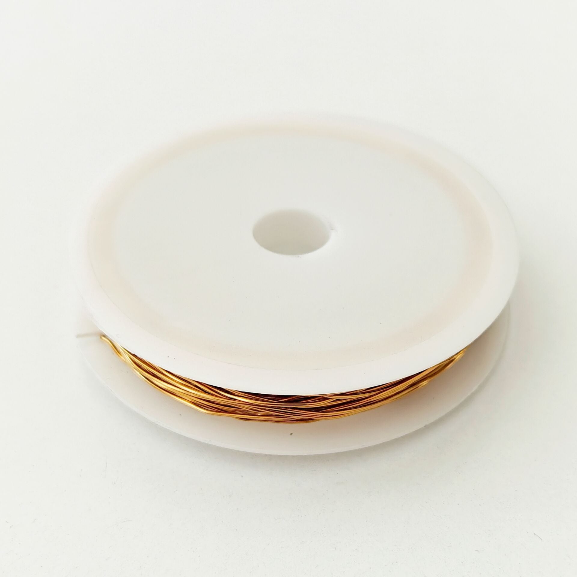 ÇLT-02 A Kalite Kaplama Altın Renk Çelik Bükülebilir Tel 0.6 mm ( Wire Wrap ) 10 m