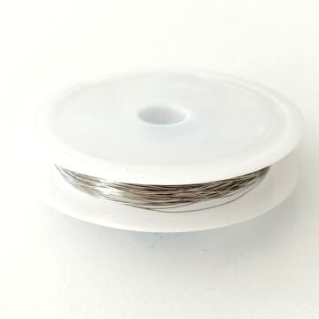 ÇLT-03 A Kalite Gümüş Renk Çelik Bükülebilir Tel 0.3 mm ( Wire Wrap ) 10 m