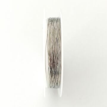 ÇLT-03 A Kalite Gümüş Renk Çelik Bükülebilir Tel 0.3 mm ( Wire Wrap ) 10 m