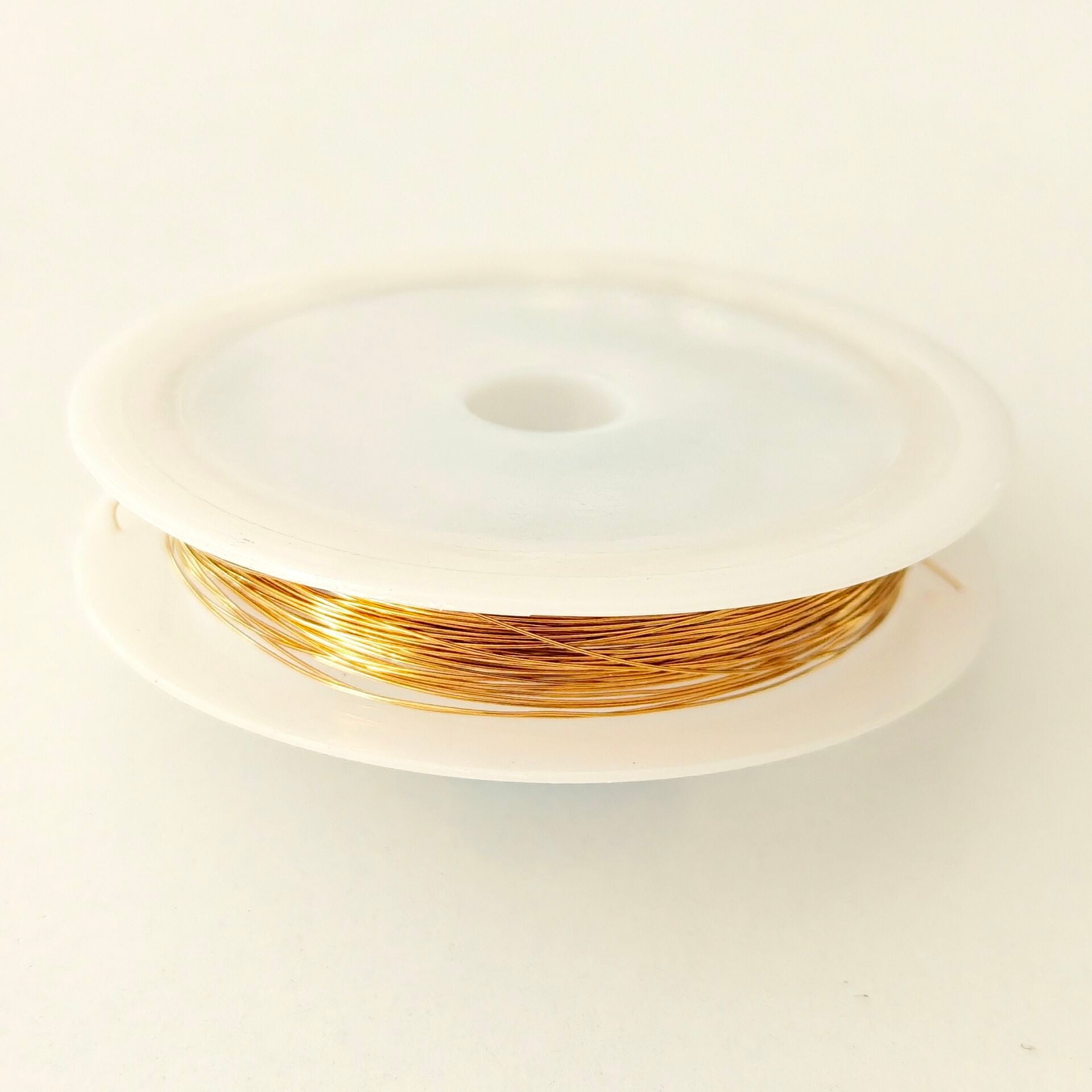 ÇLT-04 A Kalite Kaplama Altın Renk Çelik Bükülebilir Tel 0.3 mm ( Wire Wrap ) 10 m