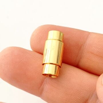 No: 10 - 6 mm Altın Kaplama Kapsül Mıknatıs Kapama