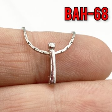 BAH-68 Rodyum Kaplama İ Harfi Boncuk