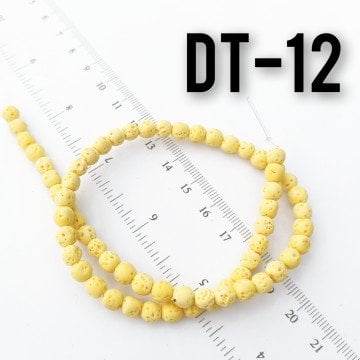 DT-012 Sarı Lav Taşı 6 mm