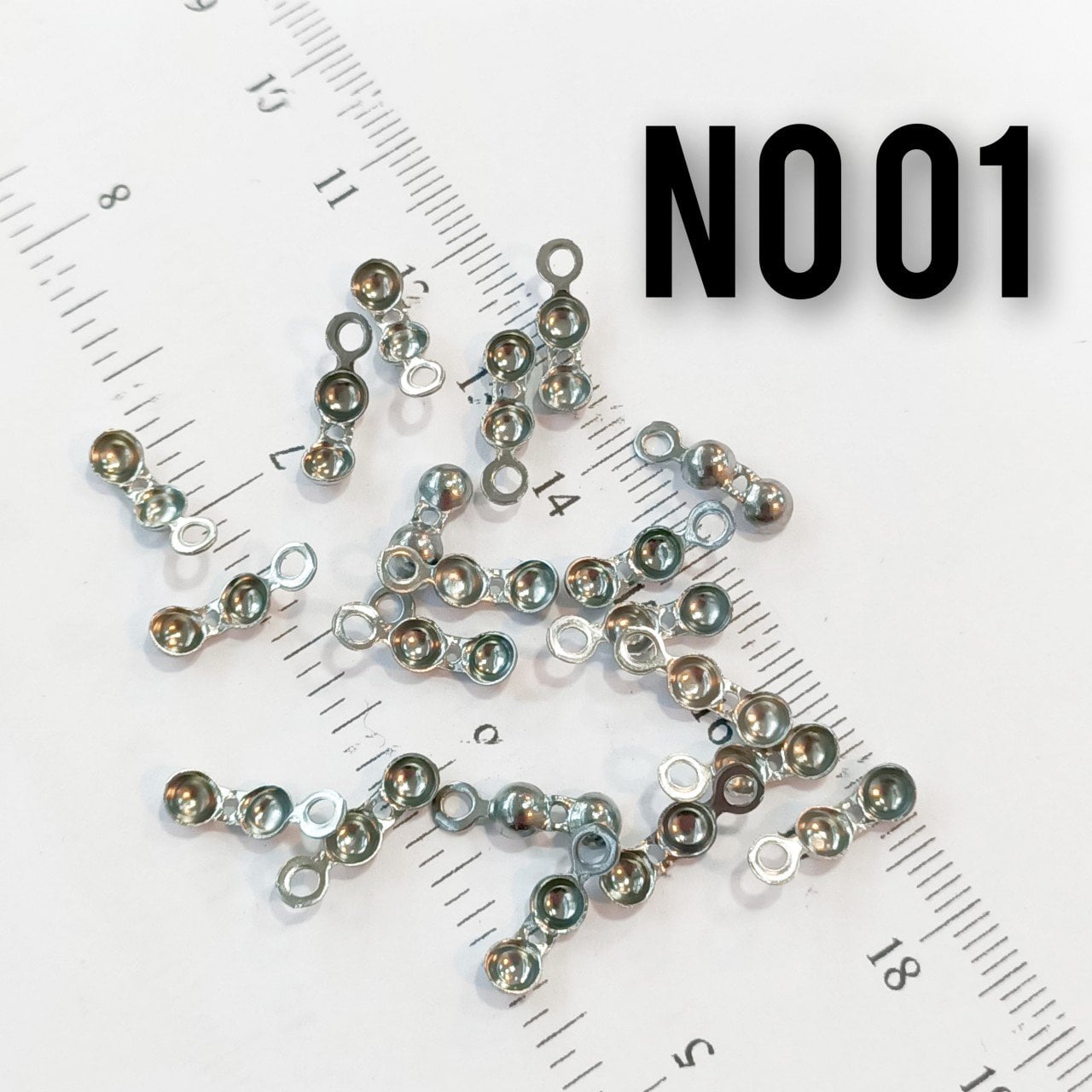 No: 01 Gümüş Renk Pirinç Düğüm Kapama