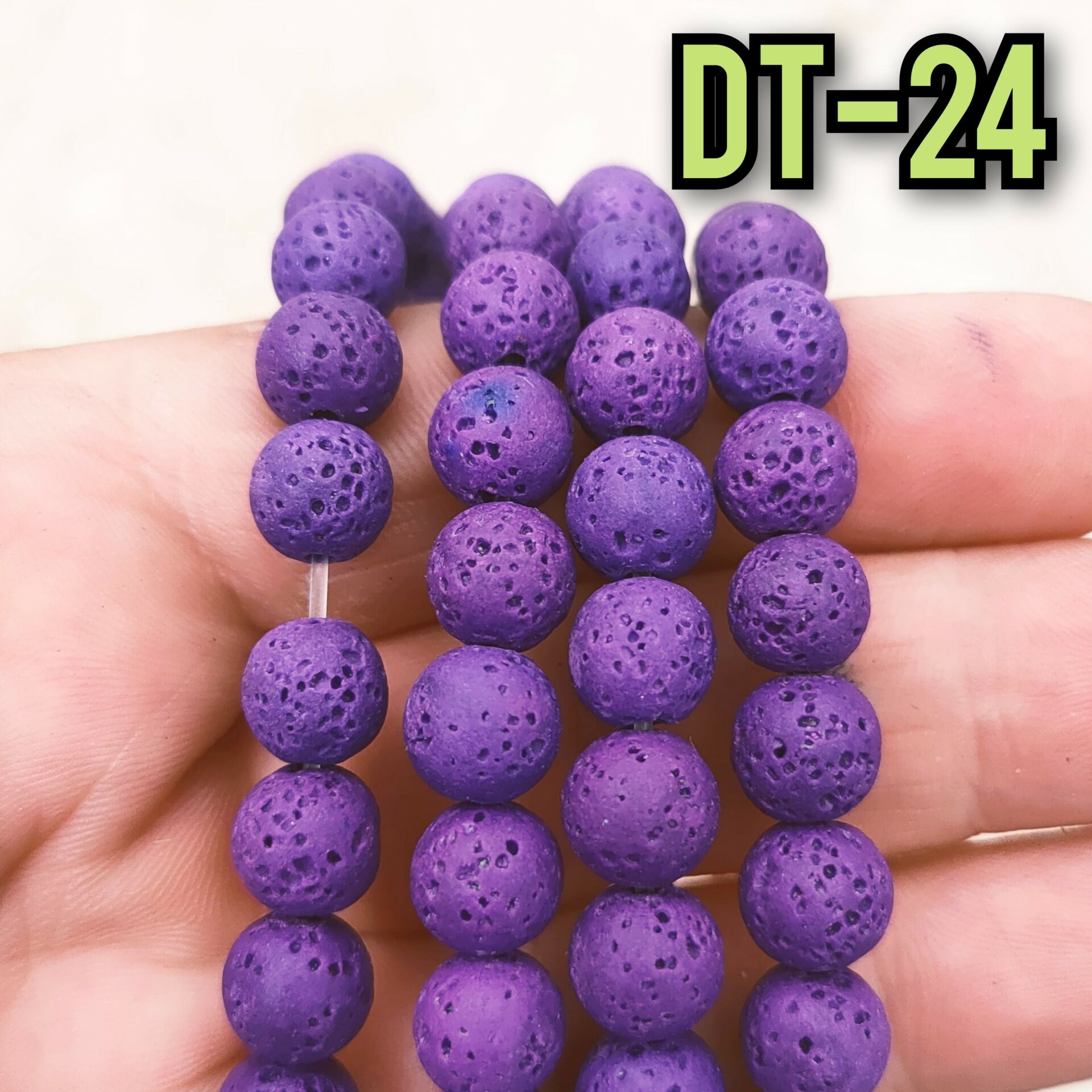 DT-022 Koyu Mor Lav Taşı 8 mm