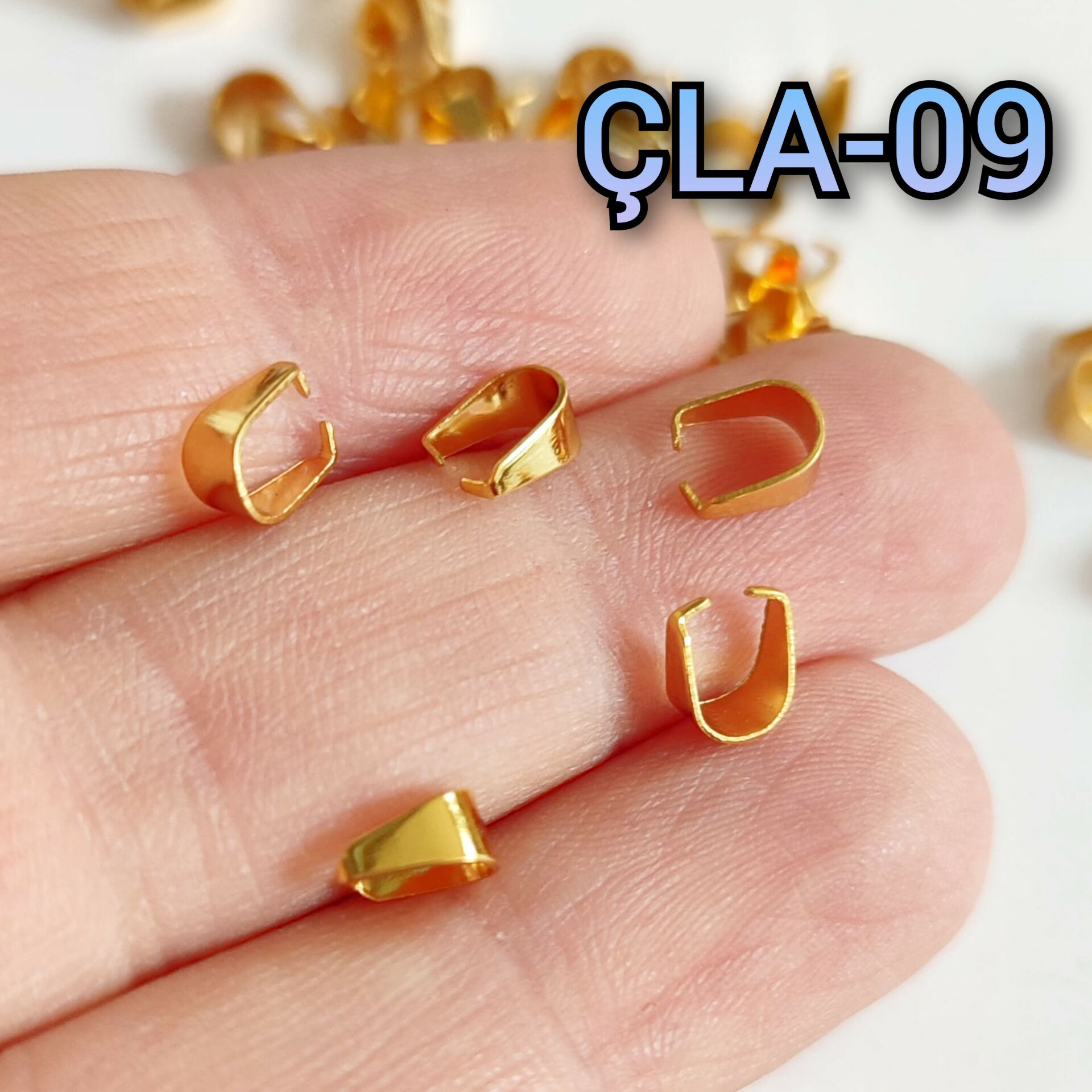 ÇLA-09 A Kalite Kaplama Altın Renk 316L Çelik Mengeç Tepelik