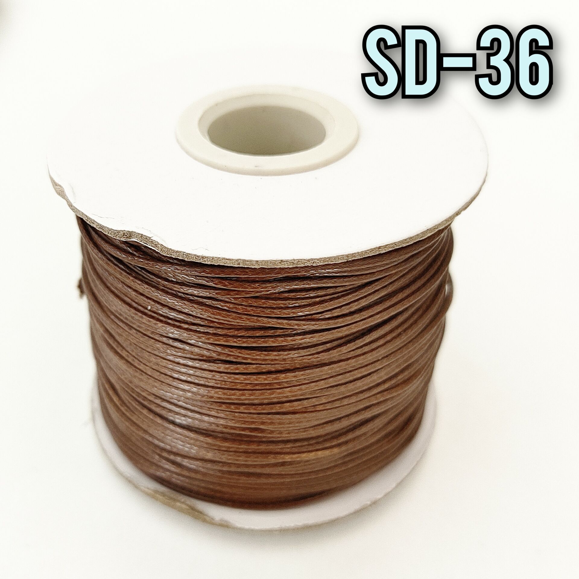 SD-36 Kahverengi Wrap ve Kolye İpi Suni Deri 1 mm makara