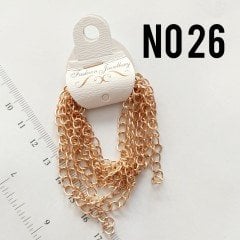 No : 026 Rose Kaplama Uzatma Zinciri 4*5 mm