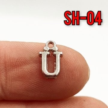 SH-04 Rodyum Kaplama Ü Harf Sallantı