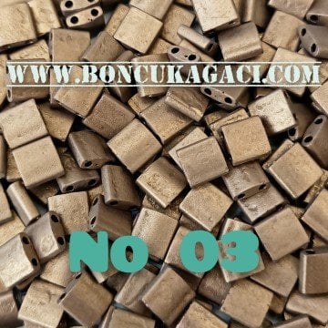 No: 03 Miyuki Boncuk , MİYUKİ TİLA  BONCUK TL2006 5 gr