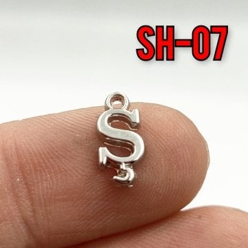 SH-07 Rodyum Kaplama Ş Harf Sallantı