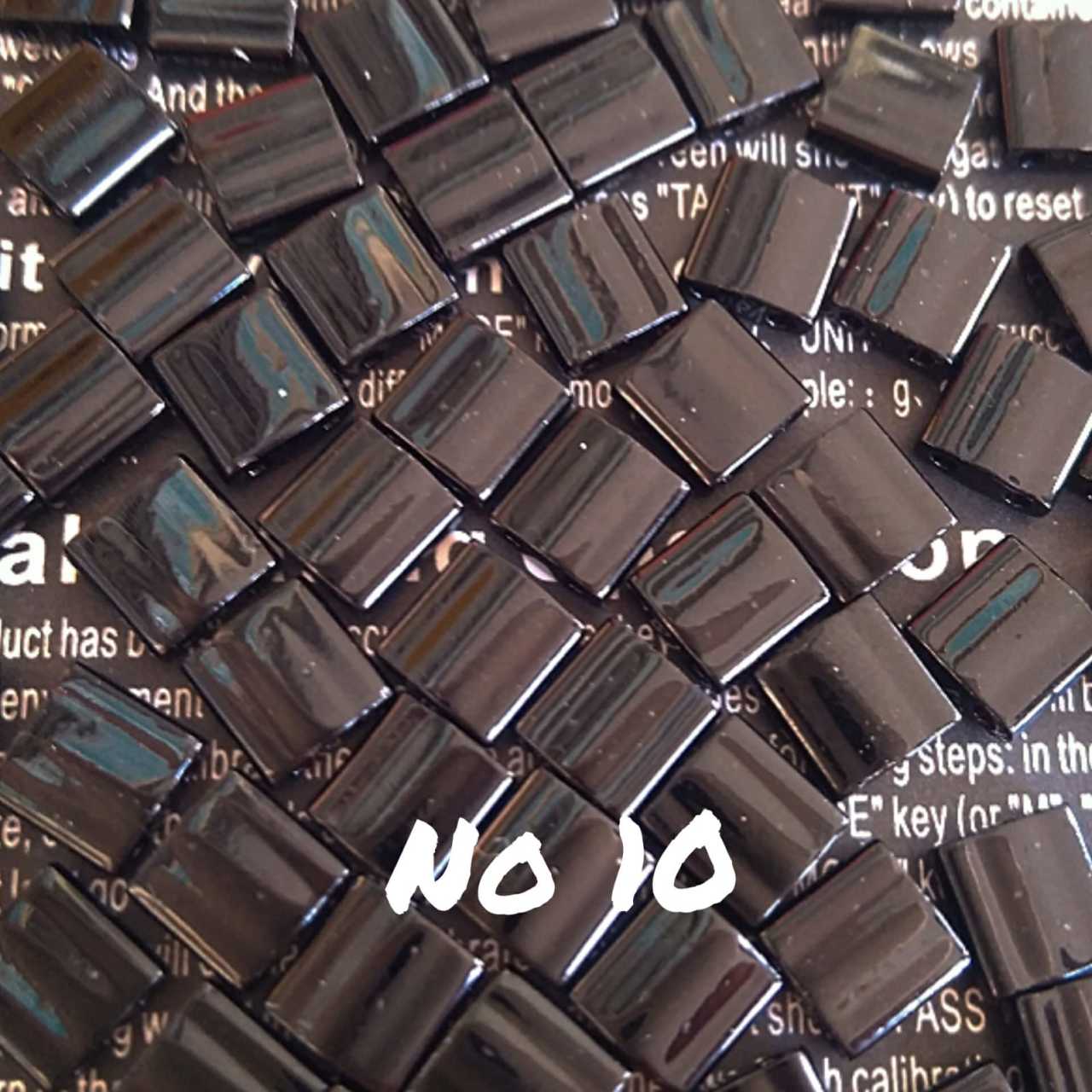No: 10 Miyuki Boncuk , MİYUKİ TİLA  BONCUK TL401 5 gr Parlak Siyah