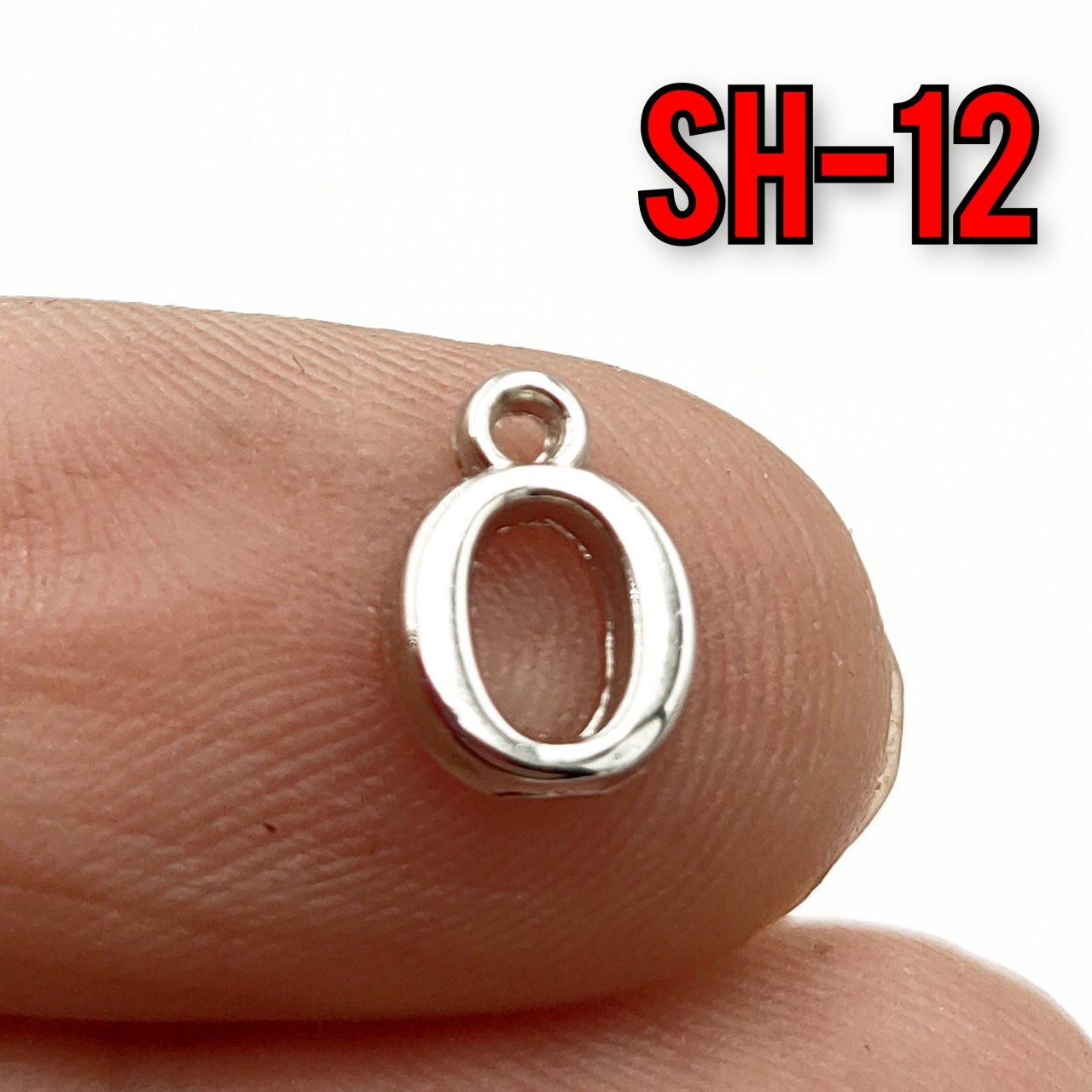 SH-12 Rodyum Kaplama O Harf Sallantı