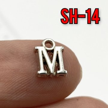 SH-14 Rodyum Kaplama M Harf Sallantı