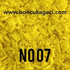 No: 07 Miyuki Quarter Tila , Çeyrek Tila Boncuk QTL404 Parlak Sarı 5 gr