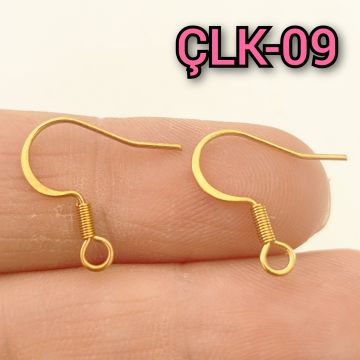 ÇLK-09 Altın Renk 316L Cerrahi Çelik Küpe Kancası