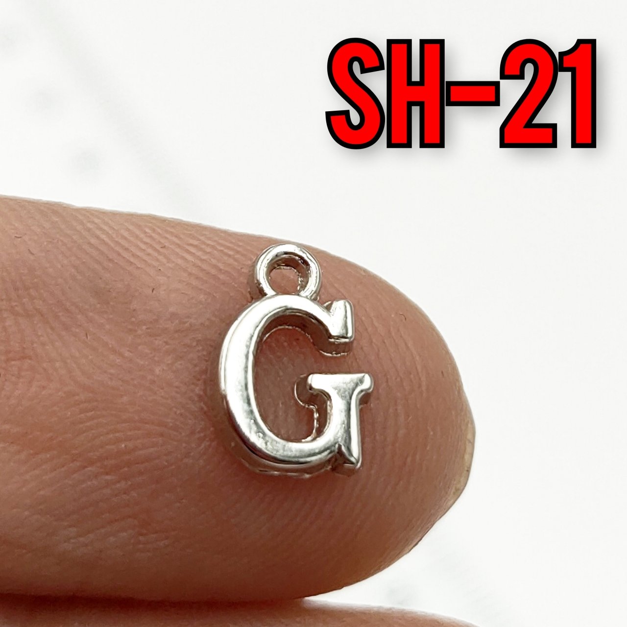 SH-21 Rodyum Kaplama G Harf Sallantı