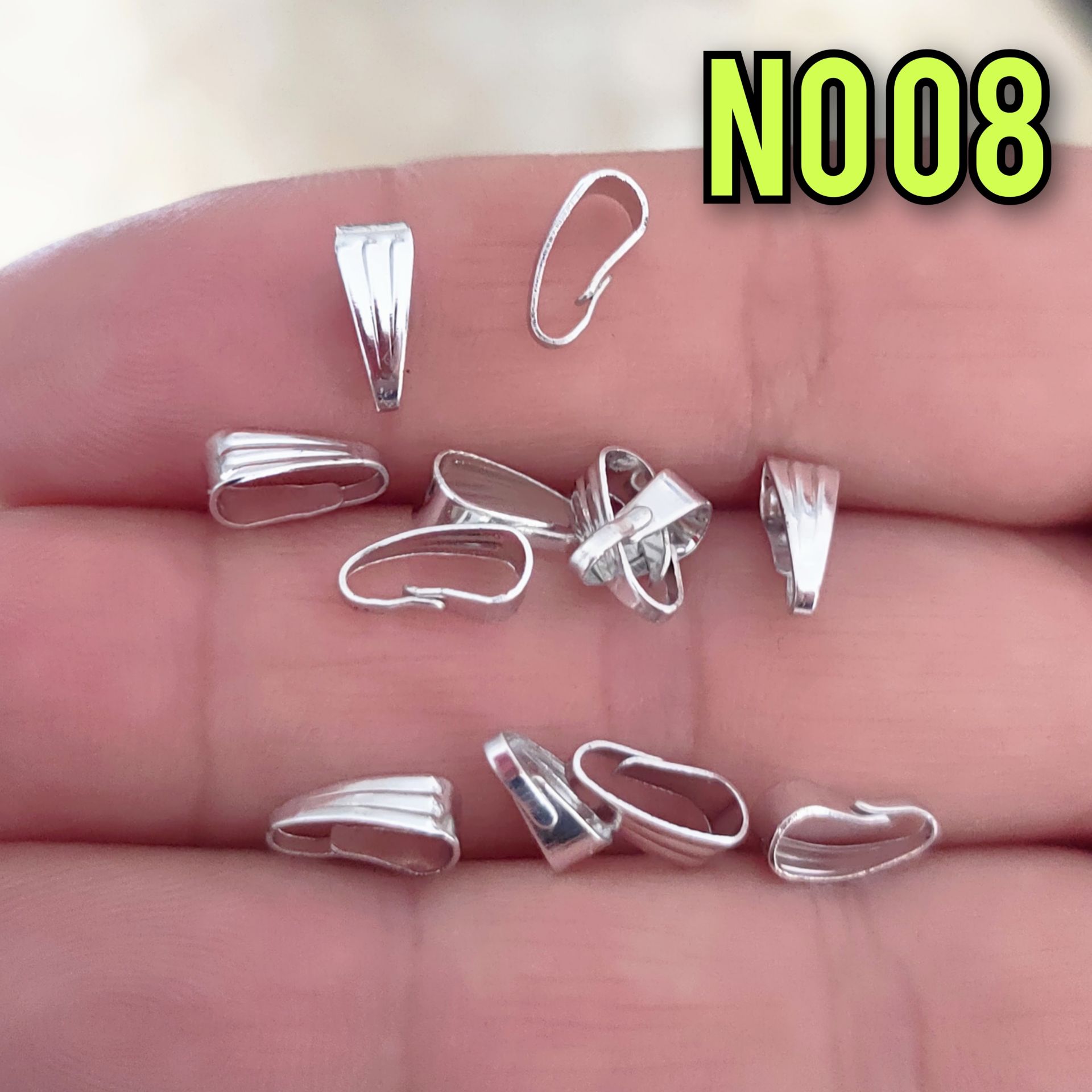 No : 08 Rodyum Kaplama Kolye Mengeç