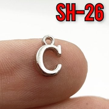 SH-26 Rodyum Kaplama C Harf Sallantı