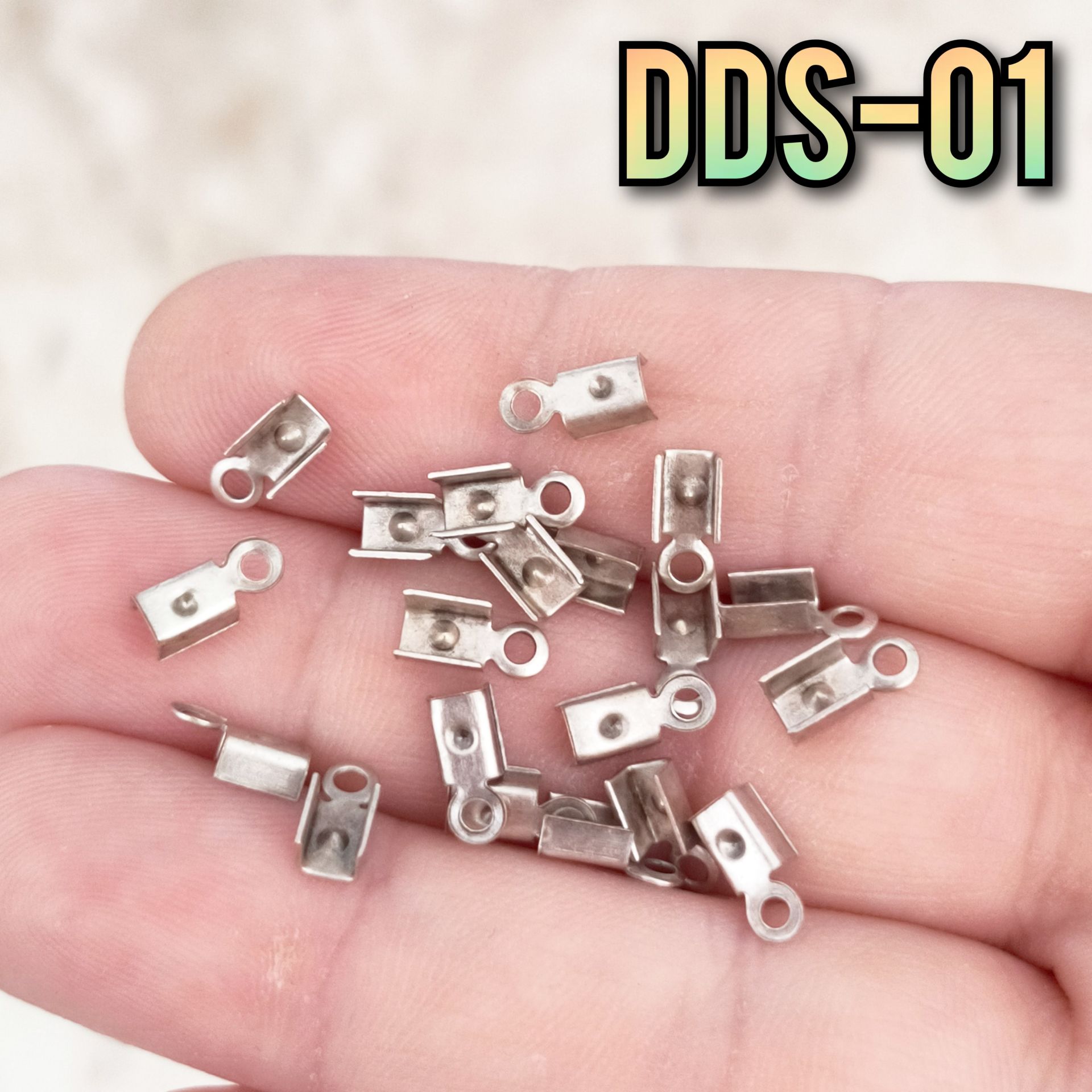 Dds-01 Gümüş Kaplama Dikdörtgen Deri Kapama 3 mm