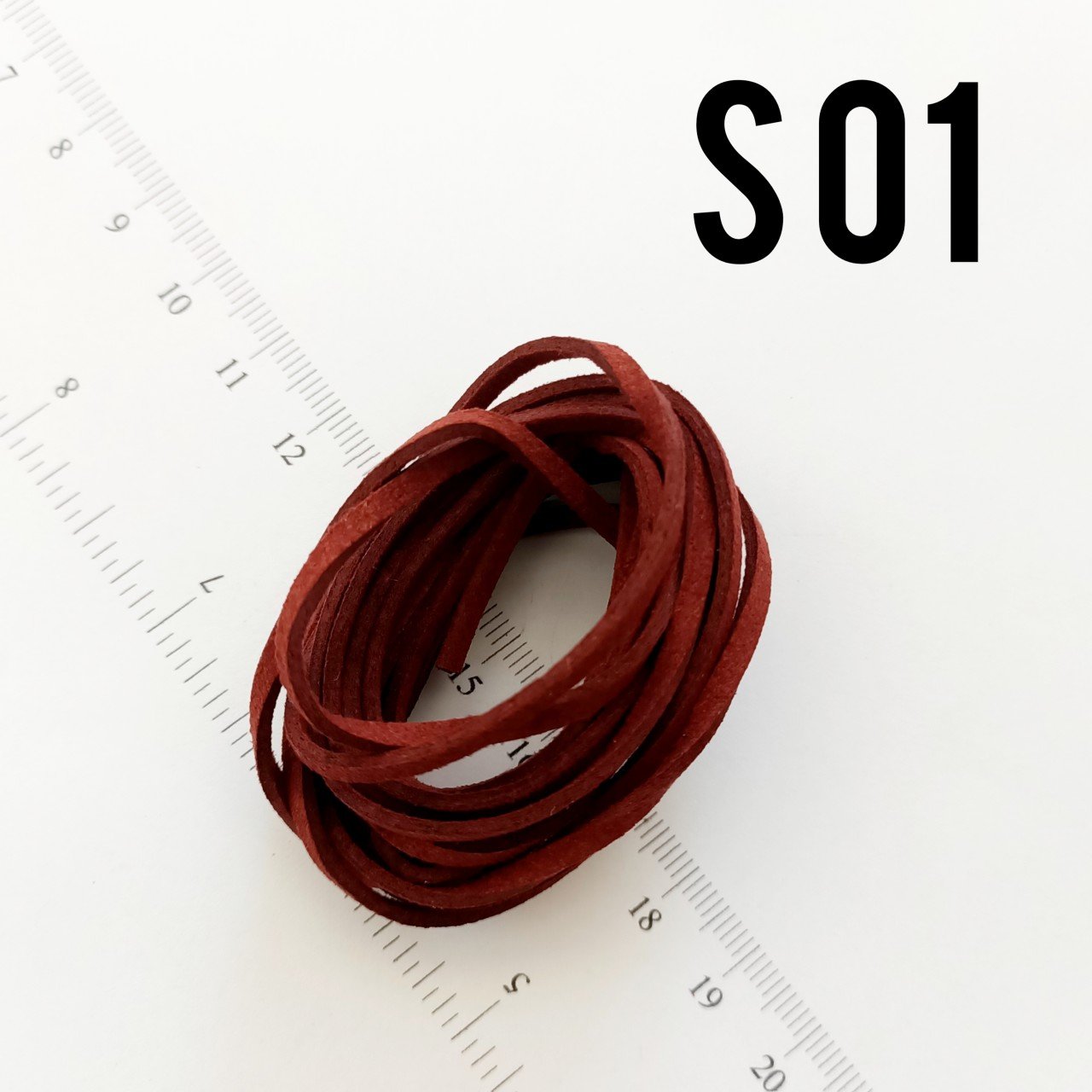 S01 Kızıl Kahve Süet ip
