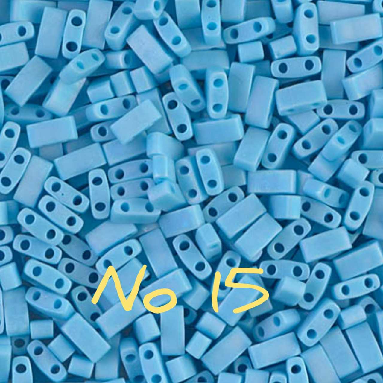 NO:15 Miyuki Half-Tila , Half Tila Boncuk HTL-413  5 gr