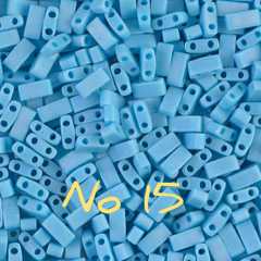 NO:15 Miyuki Half-Tila , Half Tila Boncuk HTL-413  5 gr