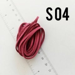 S04 Koyu Pembe Süet ip