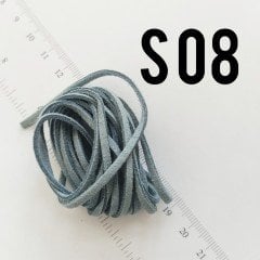 S08 Pastel Turkuaz Süet ip