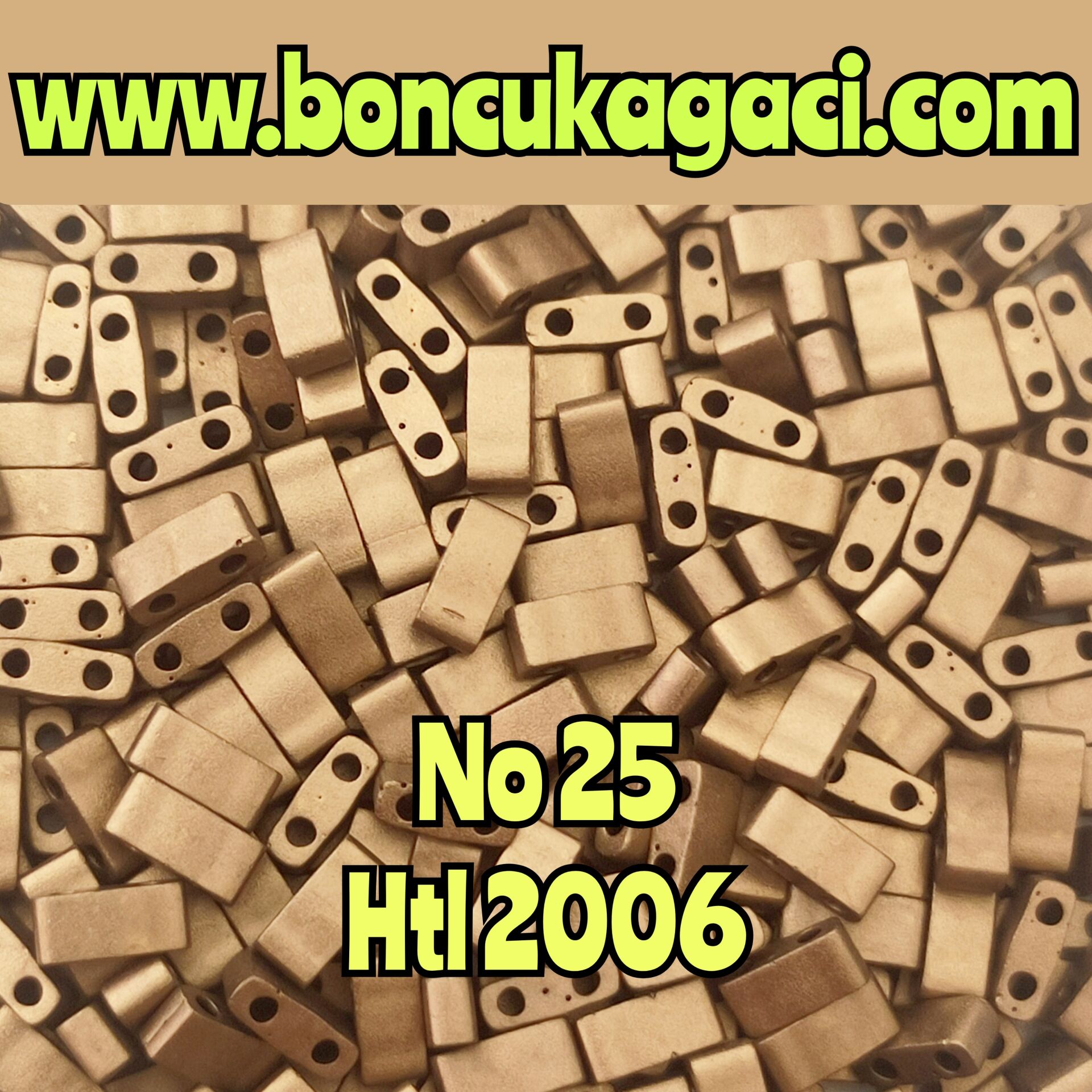 NO:25 Miyuki Half-Tila , Half Tila Boncuk HTL-2006 5 gr